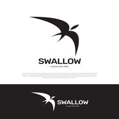 Swallow logo icon design