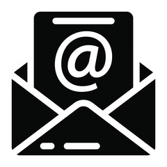 
Email vector, online correspondence concept 
