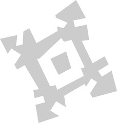 Obraz premium White snowflake Christmas winter playful vector clipart svg illustration icon