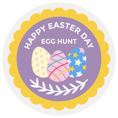 Happy Easter Badge 