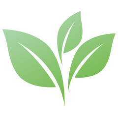 Fototapeta premium Leaves Logo Design 