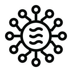 
Bitcoin nodes vector design, virtual currency connection  
