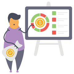 Financial Investment Vector 