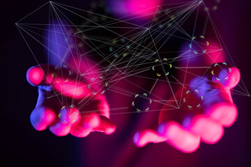 videoconference group of people talking in social network