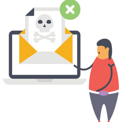 Infected Mail Vector 