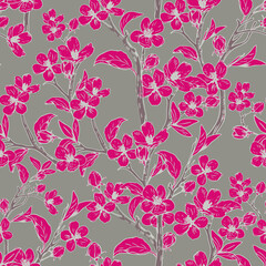 seamless pattern flora