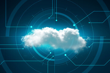 Obraz premium 2d illustration abstract cloud background