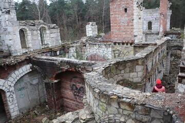 Opuszczony budynek, ruiny