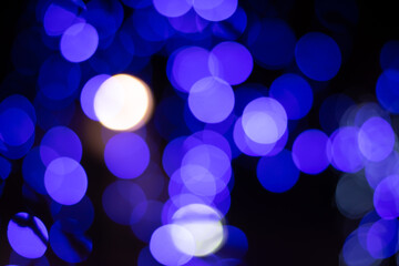 christmas background abstract lights without focus