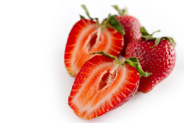 Strawberry isolated on white background