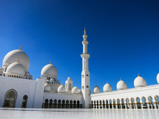 Fototapeta na wymiar Mosque of Sheikh Zayd, Abu Dhabi.