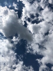 blue sky with clouds