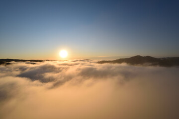 Sea of clouds in early morning