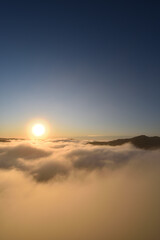Sea of clouds in early morning