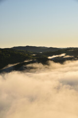 Sea of clouds in early morning