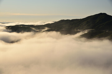 Sea of clouds in early morning