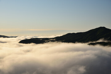 Sea of clouds in early morning