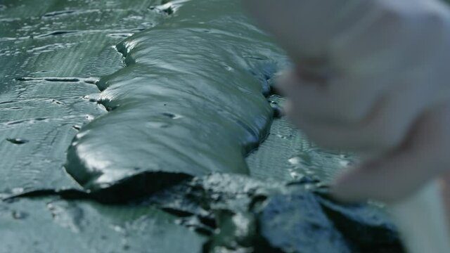 Spirulina, algae, 4K, slow motion