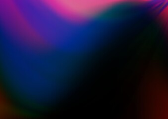 Dark Multicolor, Rainbow vector abstract blurred template.