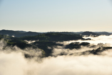 Sea of clouds in early morning