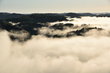 Sea of clouds in early morning