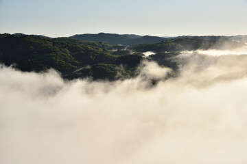 Sea of clouds in early morning