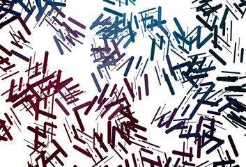 Dark green, red vector backdrop with long lines.