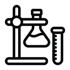 
A trendy solid demonstrating chemical experiment
