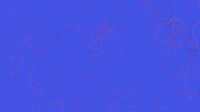 Sagome di Babbo Natale disegno su sfondo blu.