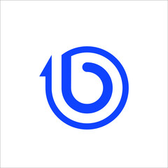 Obraz premium letter B logo 