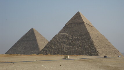Fototapeta na wymiar Pyramide de Gizeh, Egypte