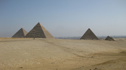 Obraz na płótnie Canvas Pyramides de Gizeh, Egypte