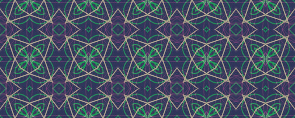 Ethnic Ikat Pattern. Bright Fashion Endless Textile. Ethnic Pattern Tribal Texture. Geometric Seamless Tile. Ceramic Floor Design. Fashion Geometric Wallpaper. Traditional African Ornament.