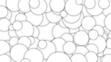 white abstract background with circles
