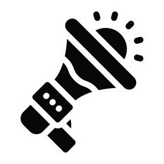 
Loudspeaker trendy glyph icon 
