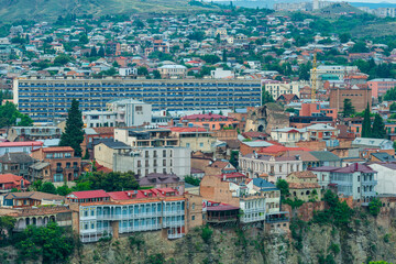 Fototapeta na wymiar Nice view of Tbilisi, Georgia