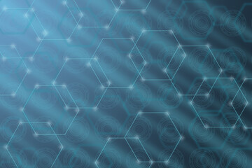 Geometric Digital Abstract technology background. Futuristic concept