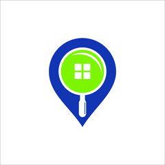Search Home Pin Location logo 