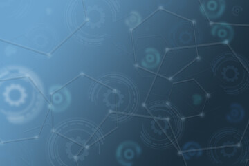 Geometric Digital Abstract technology background. Futuristic concept