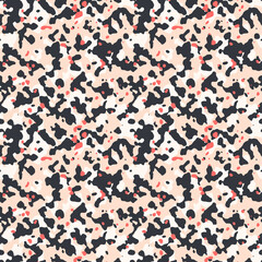 Creative organic liquid spray shapes seamless pattern background.