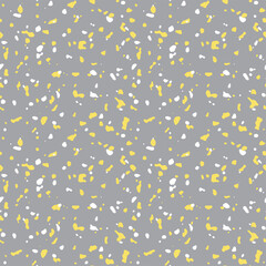 Creative organic liquid spray shapes seamless pattern background.