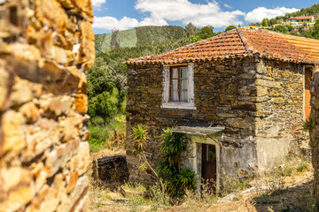 Fototapeta na wymiar Charming, traditional stone house in Douro Valley, Portugal
