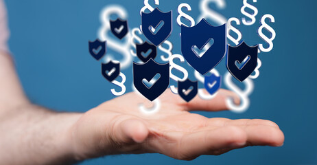 3D rendering law paragraph icons