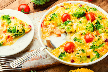 Delicious vegetable casserole