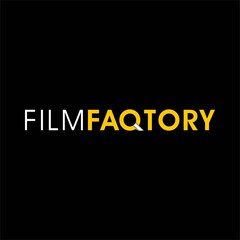 simple typography film company vector logo