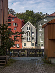 Trondheim, Altstadt mit Hafenausfahrt