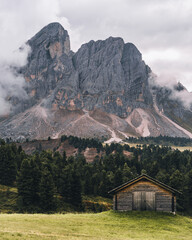 Moody Dolomites landscape during fall