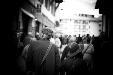 people on the street