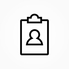 individual task worker activity test icon