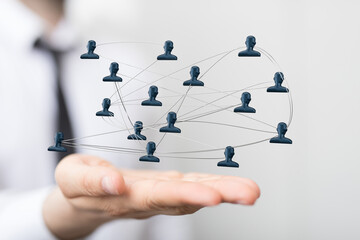 conference Digital Network and data concept